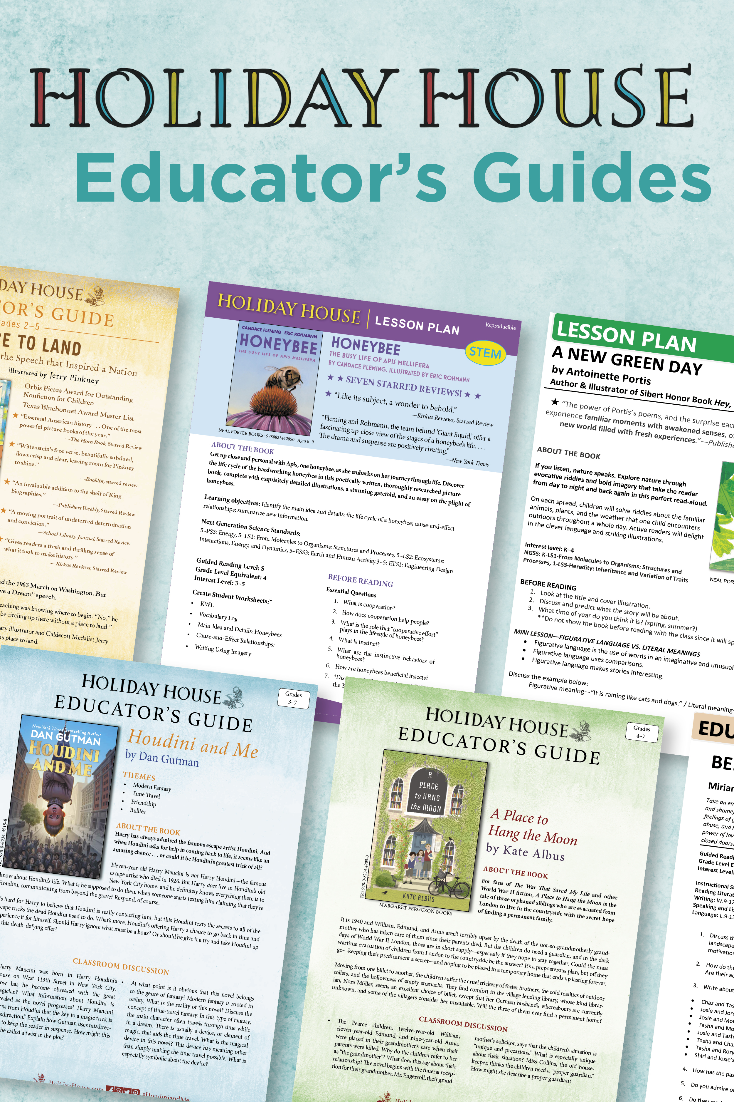Holiday House educator's guides